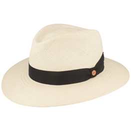 ORGINAL Panama-Hut | Stroh-Hut | Sommer-Hut aus Ecuador – Handgeflochten, UV-Schutz 30, Wasserabweisend, Bruchschutz -