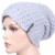 Oversize - Häkelbeanie One Size,Silver -