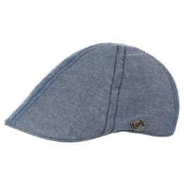 Oxford - Trendige Schiebermütze, Flatcap Schirmmütze aus 100% Baumwolle -