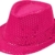 Pailletten Hut Glitzer Kappe Sylvester Karneval Party 11 Farben (Pink) -