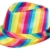 Paillettenhut Pailettenhut Pailletten Hut Disco-Hut Clubstyle Partyhut Trilby Hut Blink Fedora Bogart Glitzerhut Glitter von Alsino, Farbe wählen:TH-66 bunt -