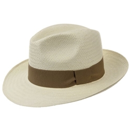 Palermo Sonnenhut Fedora Herrenhüte (XL/60-61 - natur) -