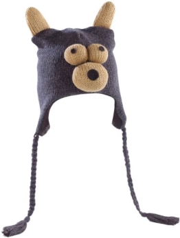 PEARL urban Fun Mütze: Tiermütze Bär, universelle Größe (Witzige Mütze) -