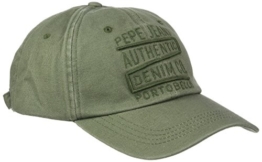 Pepe Jeans Herren Baseball Borneo Cap, Grün (Combat Green), One size (Herstellergröße: 000) -