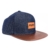 Phoenix Denim Beast Snapback Cap in Jeans Blau Unisex Baseball - 