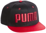 Puma ESS Flatbrim Cap - puma black-barbados cherry, Größe:ADULT -