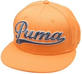 Puma Script Cool Cell Snapback Cap - vibrant orange-folkstone, Größe #:OSFA -