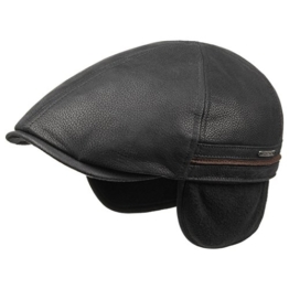 Redding Earflap Cap by Stetson (XL/60-61 - schwarz) -
