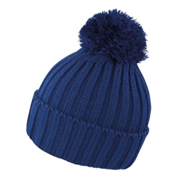Result Unisex Winter Essentials Bommelmütze (Einheitsgröße) (Marineblau) -