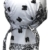 Rocker Biker Bandana Cap (Weiß Schwarz) -