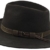 Rollbarer Hut mit breiter Krempe braunes Stoffband in 3 Farben!, Kopfgröße:55;Farben:dunkelbraun - 
