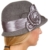 Sakkas CL1489 Vintage Style 100% Wolle Cloche Eimer Winter Hut - Heather Grey / One Size - 