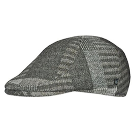 Schirmmütze Herren Patchwork Wintermütze mit Ohrenklappen (55 cm) -