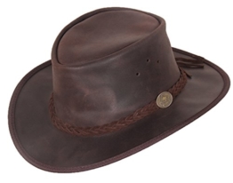 Scippis Leder Westernhut Cowboyhut »Maverick« Braun (L) -