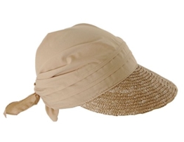 Seeberger Damen Schirmmütze Serie Rügen, Gr. one size , Beige (sand 0094) -