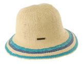 Seeberger Damen Sonnenhut Serie Langeoog, Gr. 57 cm (Herstellergröße: one size), Türkis (türkis 0057) -
