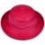Seeberger Dilara Stroh Sommerhut Damenhut Umschlaghut (One Size - fuchsia) - 