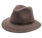 Seeberger - Fedora Hut Herren Elond - Size 56 cm - olive -