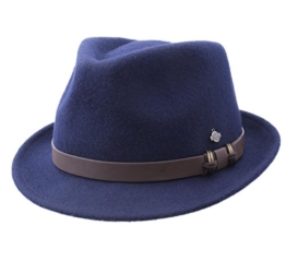 Seeberger - Trilby Hut Herren Jennifer - Size M - bleu -