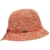 Seeberger Twotone Cloche Strohhut Damenhut Damenstrohhut Strohglocke Hut Sommerhut Sonnenhut Damenhut Strohhut (One Size - natur-rot) -