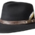 Sells Westernhut Stetson Krokoband Filzhut (L/58-59 - schwarz) -