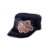 Sense42 Army Cap Damen Herren Fleur de Lis Used Look Schwarz Strasssteine Cap One Size -