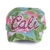 Sense42 Army Cap im Used Look All-Over Flower Design Pink Glitzer Schriftzug 