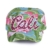 Sense42 Army Cap im Used Look All-Over Flower Design Pink Glitzer Schriftzug 