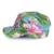 Sense42 Army Cap im Used Look All-Over Flower Design Pink Glitzer Schriftzug 