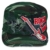 Sense42 Army Cap im Used Look Gitarre 3D Schriftzug Rock n´Roll Camouflage Unisex Kappe Schirmmütze One Size - 