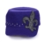 Sense42 Army Cap im Used Look Strass besetzte Fleur de Lis Violett Unisex Kappe Schirmmütze One Size - 