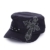 Sense42 Army Cap im Used Look Strass Kreuz mit Strasssteinen Schwarz Unisex Kappe Schirmmütze One Size -