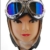 Seven, Cabriohaube, Fliegermütze, Cabriomütze, Oldtimerhaube Basic schwarz im Set, Größe L mit Cabriobrille + Cabriotuch - 
