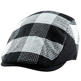 Shanxing Flatcap Schirmmütze Wollmütze Schiebermütze Wintermütze Gatsby Kappe für Herren und Damen -
