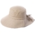 SIGGI Baumwolle Sonnenhut UPF 50 + Sun Shade Hut mit Nackenschnur Damen breite Krempe Khaki - 