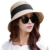 SIGGI beigemix Sonnenhut Strandhut Sun Shade Hut Sonnenschutz mit breite Krempe für Damen -