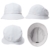 SIGGI Damen faltbarer Bucket Sonnenhut Sommerhut mit Kinnriemen UPF 50+ grau - 