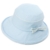 SIGGI Damen Faltbarer Bucket Sonnenhut breite Krempe mit Schleife Sommer blau - 