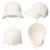 SIGGI Damen Faltbarer Sonnenhut mit Visor UPF 50+ beige Baumwolle - 