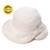 SIGGI Damen faltbarer Sonnenhut UPF 50+ Breite Krempe mit Kinnriemen beige -