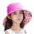 SIGGI faltbarer Sonnenhut Damen UPF 50 + breite Krempe mit Sonnenschutz rose -