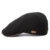 SIGGI Herren Schirmmütze Newsboy Mütze mit PU Visor6-Panel 57-59CM schwarz - 
