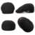 SIGGI Herren Schirmmütze Newsboy Mütze mit PU Visor6-Panel 57-59CM schwarz - 