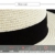 SIGGI Stroh Panamahut Sonnenhut breite Krempe Damen Fedora Weiß - 