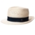 SIGGI Unisex Panama Strohhut Sonnenhut Fedora Tribly Hut Kurze Krempe Elfenbeinfarben - 