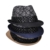 Smile YKK Hübsch Trilby Hut Mode Modisch Jazz Hut Damen Herren Fedora Hut Schwarz - 