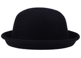 Smile YKK Lieb süße Rund Hut modisch Mütze Wolle One size Unisex Schwarz -