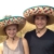 Sombrero-Set Mexikanerhüte in bunten Farben - 2er Pack -