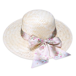 Sommerhut Strohhut "Bônder©" mit verschiedenen Hutband Designs (beige) -