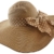 Sonia Originelli Stohhut Damen Schleife Sommer Hut Cap Sonnenhut C007-Schleife (Karamel) -